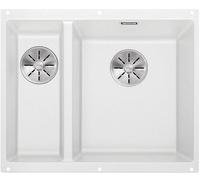 Blanco Subline 340/160-U lavello in granito 52.5x40 cm bianco 523562