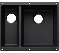 BLANCO SUBLINE 340/160-U Top Mount Per Componenti Colorati Nero 527810