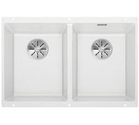 Blanco Subline 350/350-U lavello in granito 70.5x40 cm bianco 523578