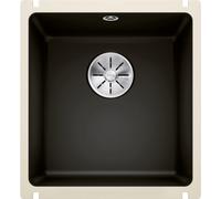 Blanco Subline 375-U lavello in ceramica 45.6x41.4 cm nero 523732