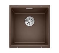 Blanco SUBLINE 400-U - Lavello da cucina in granito sotto-top per basi di lavello con larghezza di 50 cm - SILGRANIT - Marrone - 523431, 50 cm