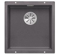 Blanco Subline 400-U lavello in granito 40x40 cm grigio/grafite/inox 523423