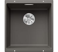 PRONTA CONSEGNA - Blanco Lavello una vasca SUBLINE 400-U 1527349 finitura grigio vulcano da 43x46 cm - Sottotop