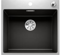 Blanco Subline lavello da cucina, 525999, 500-IF/A SteelFrame Subline nero opaco [Lavelli da Cucina > per Base Sottolavello a partire da 60 cm]