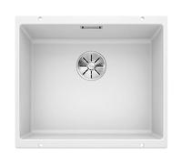 Blanco SUBLINE 500-U - Lavello da cucina in granito sotto-top per basi di lavello con larghezza di 60 cm - SILGRANIT - Bianco - 523436