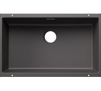 Blanco Subline 700-U lavello in granito 70x40 cm grigio/grafite/inox 527806