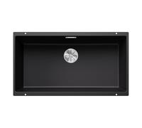 PRONTA CONSEGNA - Blanco Lavello una vasca SUBLINE 800-U 1526005 finitura nero da 83x46 cm - Sottotop