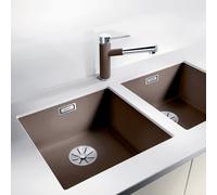 Blanco Subline lavello da cucina, 523431, 400-U Subline caffè opaco [Lavelli da Cucina > per Base Sottolavello a partire da 50 cm]