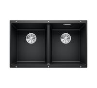 Blanco Subline 350/350 - Lavello in silgranit, 755x460 mm, nero 525987
