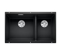 Blanco Subline lavello da cucina, 525991, 430/270-U Subline nero opaco [Lavelli da Cucina > per Base Sottolavello a partire da 80 cm]