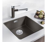 Blanco Subline lavello da cucina, 527348, 400-F Subline grigio vulcanico opaco [Lavelli da Cucina > per Base Sottolavello a partire da 50 cm]