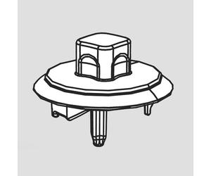 Blanco tappo manuale per lavello Infino/Subline, 121710, Universal nero [Lavelli da Cucina > Accessori per Lavelli da Cucina]