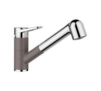 Blanco Wega II rubinetto da cucina, estraibile, orientabile, 526983, Wega II grigio vulcanico opaco/cromo [Rubinetti da Cucina]