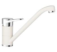 BLANCO WEGA II | Rubinetto da cucina in argento bianco/cromato | alta pressione | antiriflusso | cartuccia in ceramica | qualità sicura dell'acqua e risparmio idrico