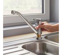 Blanco Wega II rubinetto da cucina, orientabile, per installazione davanti alla finestra, 526404, Wega II cromo [Rubinetti da Cucina]
