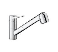 Blanco Wega II rubinetto da cucina, estraibile, orientabile, per installazione davanti alla finestra, 526418, Wega II cromo [Rubinetti da Cucina]