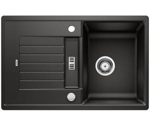 Blanco Zia 45 S lavello in granito 75x50 cm nero 526012
