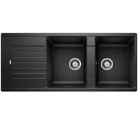 Blanco Zia 8 S lavello in granito 116x50 cm nero 526027