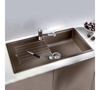 Blanco Zia XL 6 S lavello in granito 100x50 cm marrone 517567