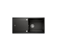 BLANCO ZIA XL 6 S | Lavello in granito nero | Tipo di montaggio: montaggio superiore | reversibile | per sottolavelli larghi 60 cm | grande bacino | superficie facile da pulire