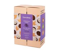 Blancrème - Set Regalo 3 Pezzi Cocco/Litchi: Gel Doccia, Scrub e Crema Corpo Fondente - Fino al 98,9% Ingredienti Naturali - Made in France