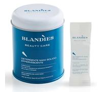 Blandìes Sapone Solido Mani Detergente Naturale e Biologico Ecosostenibile Water Free per Pelle Morbida e Idratata 32 Compresse Effervescenti da 2,3 g