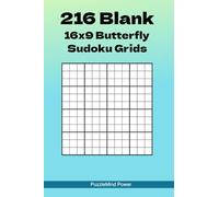 Blank 16x9 Butterfly Sudoku Grids