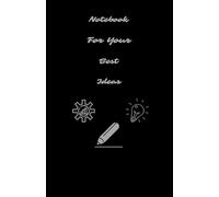 Blank A5 notebook with margins and 60 sheets, and black and light gray cover by 4noting