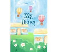 Blank Aesthetic Diary - 120 Page Unlined Journal, Blue Green Modern Notebook for Writing, Drawing, or Personal Thoughts