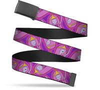 `Blank Black 1.0`` Buckle - Adventure Time Princess Bubblegum Poses... ACC NUOVO