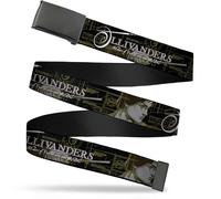 `Blank Black 1.0`` Buckle - Harry Potter Wand Pose/Ollivanders-Make... ACC NUOVO