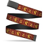 `Blank Black 1.0`` Buckle - Samurai Jack Action Pose And Dragon Ico... ACC NUOVO