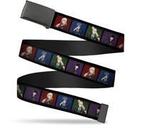 `Blank Black 1.25`` Buckle - Black Butler House Head Pose Blocks Bl... ACC NUOVO