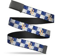 `Blank Black 1.25`` Buckle - Harry Potter Butterbeer Logo Checker W... ACC NUOVO