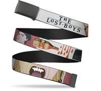 `Blank Black 1.25`` Buckle - The Lost Boys Edgar And Alan Pop Art I... ACC NUOVO
