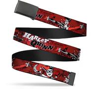 `Blank Black 1.5`` Bo Buckle - Harley Quinn Poses/Comic Book Scenes... ACC NUOVO