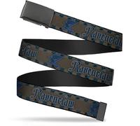 `Blank Black 1.5`` Bo Buckle - Harry Potter Ravenclaw/Eagle Checker... ACC NUOVO