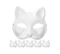 Blank Cat Molding Performance Costume Cosplay Mask