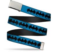 `Blank Chrome 1.0`` Buckle - Bat Signal-3 Blue/Black/Blue Webbing` ACC NUOVO