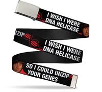 `Blank Chrome 1.0`` Buckle - Howard/Double Helix I Wish I Were Dna ... ACC NUOVO