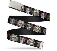 `Blank Chrome 1.0`` Buckle - Los Novios Black/Gray/White/Multi Colo... ACC NUOVO
