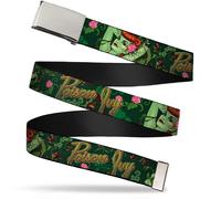 `Blank Chrome 1.5`` Bo Buckle - Poison Ivy Bombshell Poses Greens/R... ACC NUOVO