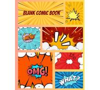 Blank comic book