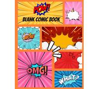 Blank comic book
