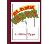 Blank Comic Book: Blank Comic Book - Create, Draw, and Imagine Your Own Stories | Large 8.5 x 11 Inches Sketch Journal with Multiple Comic Panel ... Pages for Kids, Teens, and Aspiring Artists