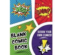 Blank Comic Book: Bring Your Stories to Life with a Variety of Blank Comic Book Templates | 8 x 11.5 inches, 112 Pages | Perfect for Travel, Relaxation, and Creative Fun