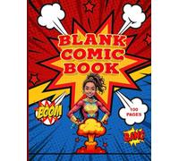 Blank Comic Book for Girls - Red and Blue, Journal Notebook: Comic Book For Girls Ages 9-12 to Draw Your Own Comics With Variety of Comic Template Panels