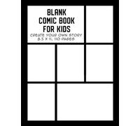 Blank Comic Book for Kids (Tascabile) Comic Book Maker for Kids