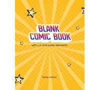 Blank Comic Book with Cut and Paste Elements
