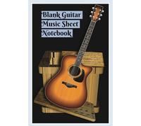 Blank Guitar Music Sheet Notebook: 6 line Tabs per page with chord boxes (6"x9") 100 pages for students, Teachers, guitarists & songwriters